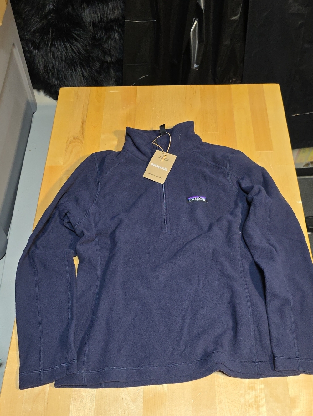 Patagonia Women's Dark Navy Half-Zip Fleece Pullover